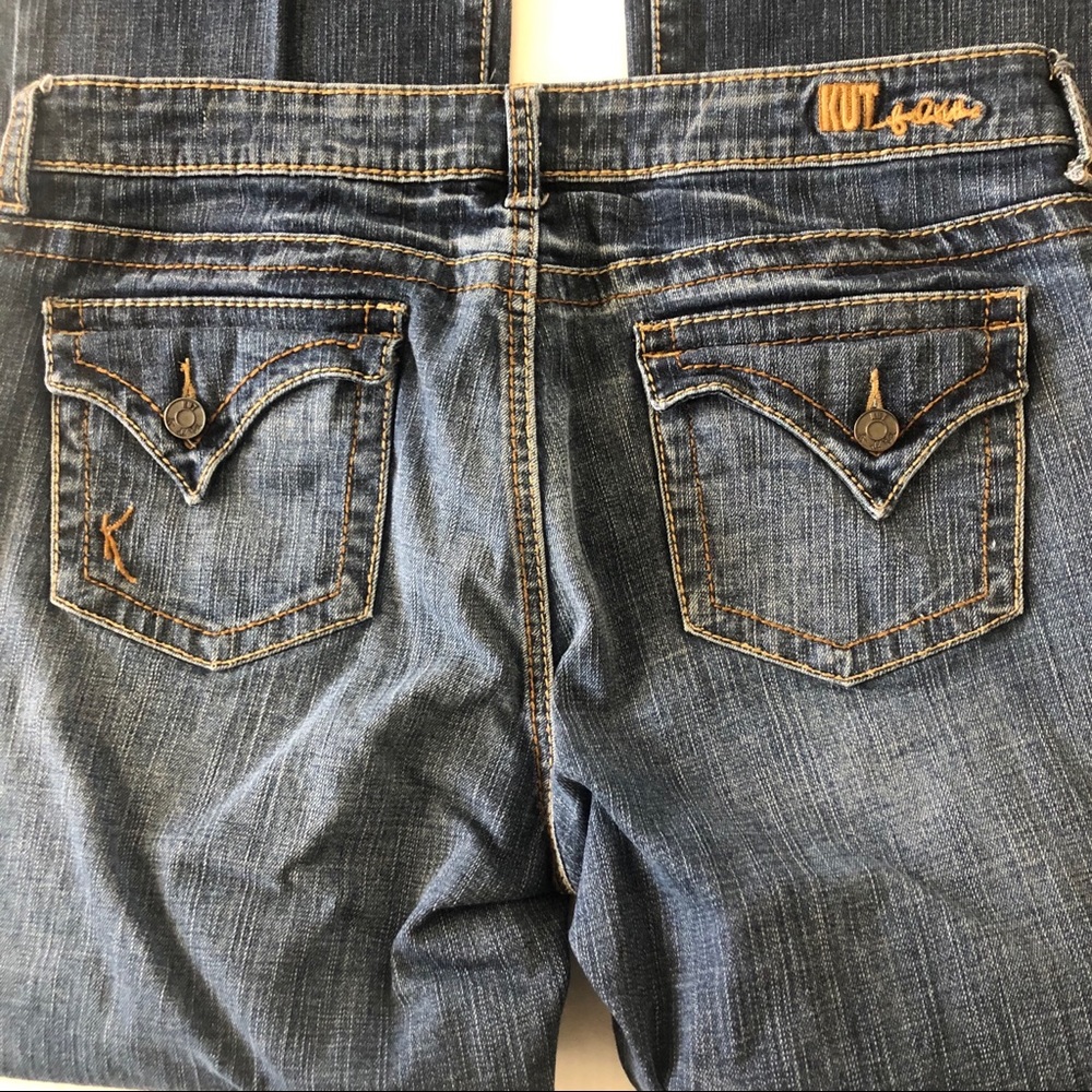 KUT from the kloth flap pocket Jeans SZ 14